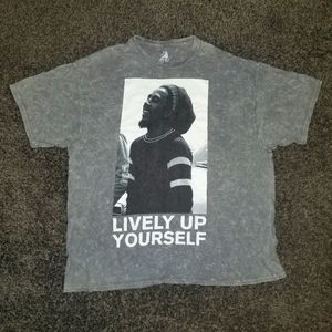 BOB MARLEY | Unisex Graphic Grey Tshirt